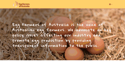 Desktop Screenshot of eggfarmersaustralia.org